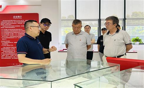 全國政協(xié)常委賴明一行到成都中建材調(diào)研